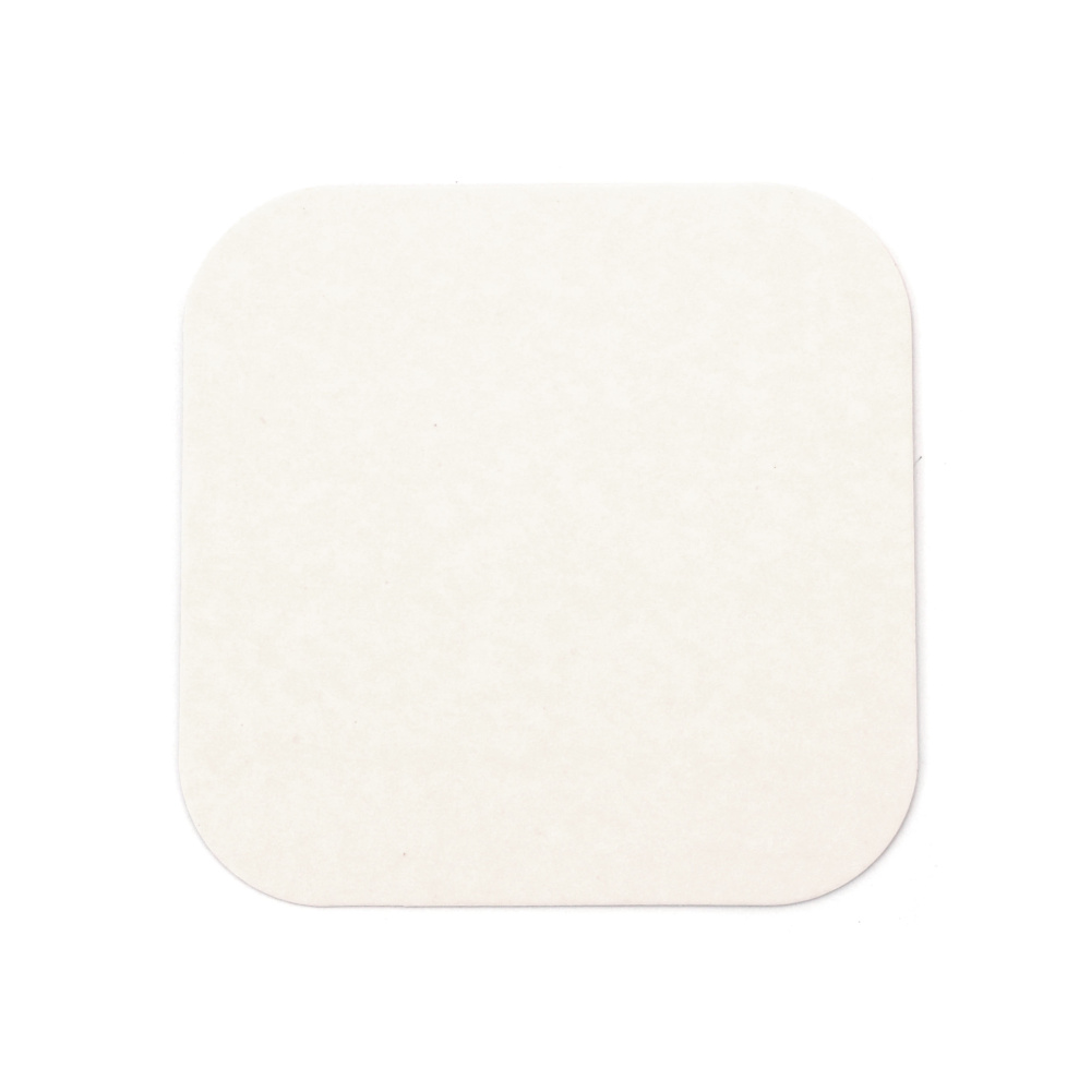 Chipboard Square with Rounded Corners 95x95 mm, R2 - 2 pieces