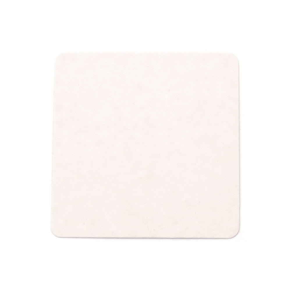 Chipboard Square with Rounded Corners, 95x95 mm R1 - 2 pieces