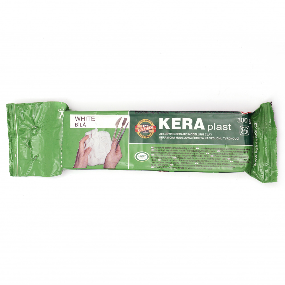 Κεραμικός πηλός αυτοξηρούμενος 300 gr λευκός