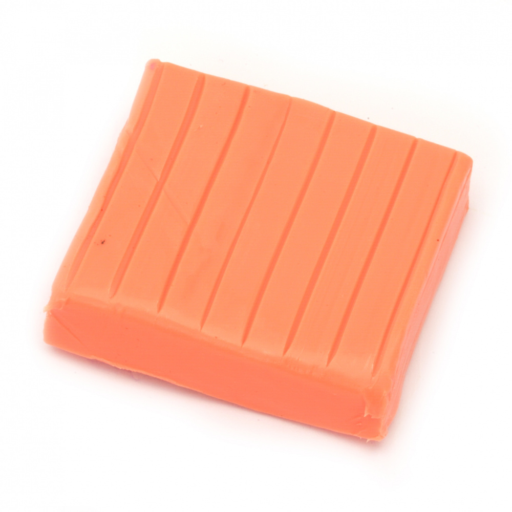 Soft Polymer Clay Neon Orange, 50g