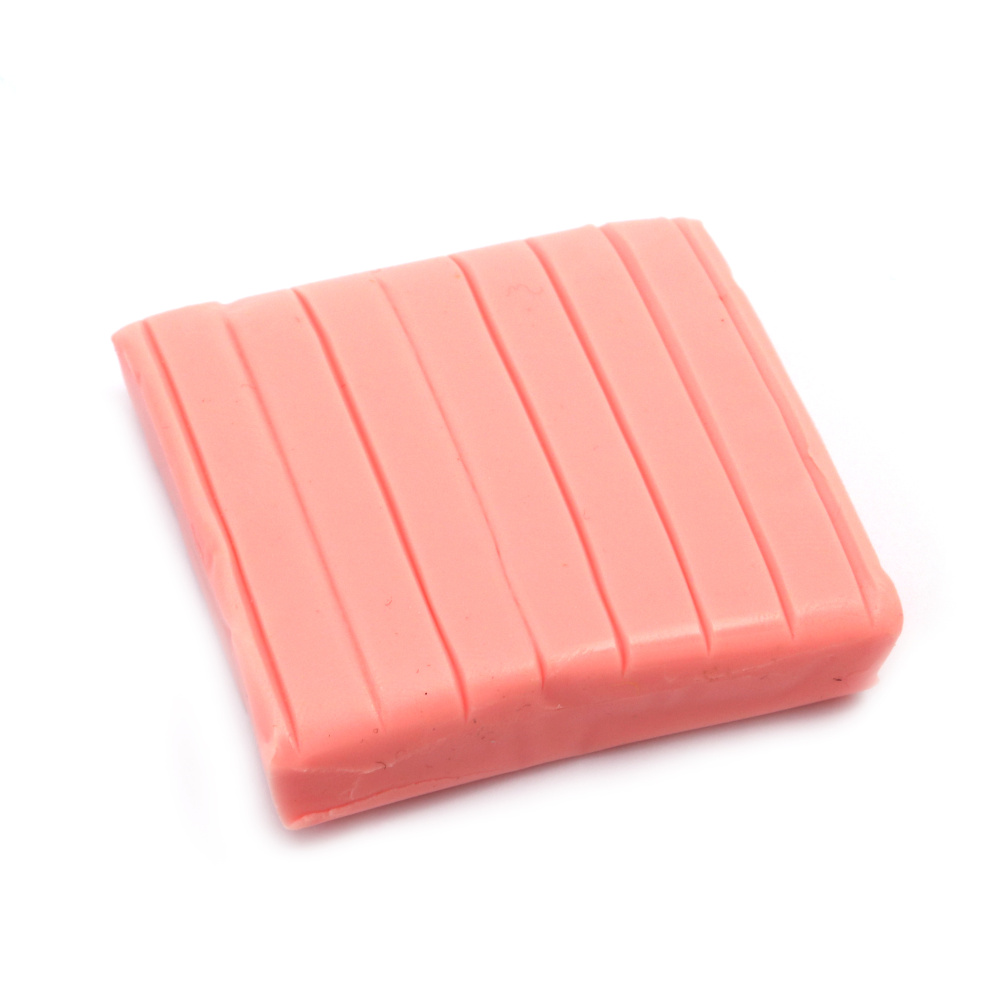 Glow-in-the-Dark Polymer Clay /   Salmon Color - 50 grams