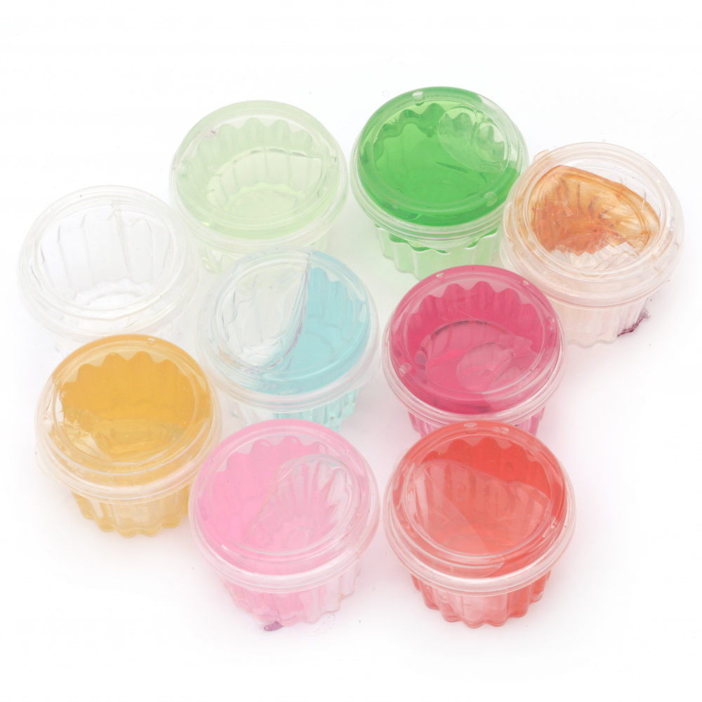 Self-drying transparent jelly Assorted colors ~ 30 grams