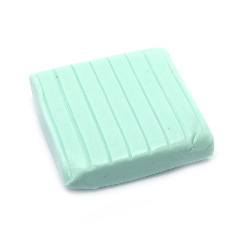 Polymer clay aquamarine pastel color - 50 grams
