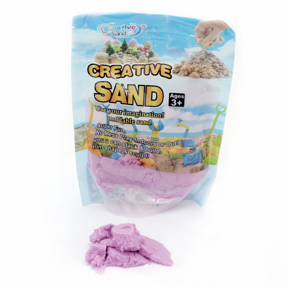 Creative Colorful Sand for Craft & Decoration purple color - 500 grams