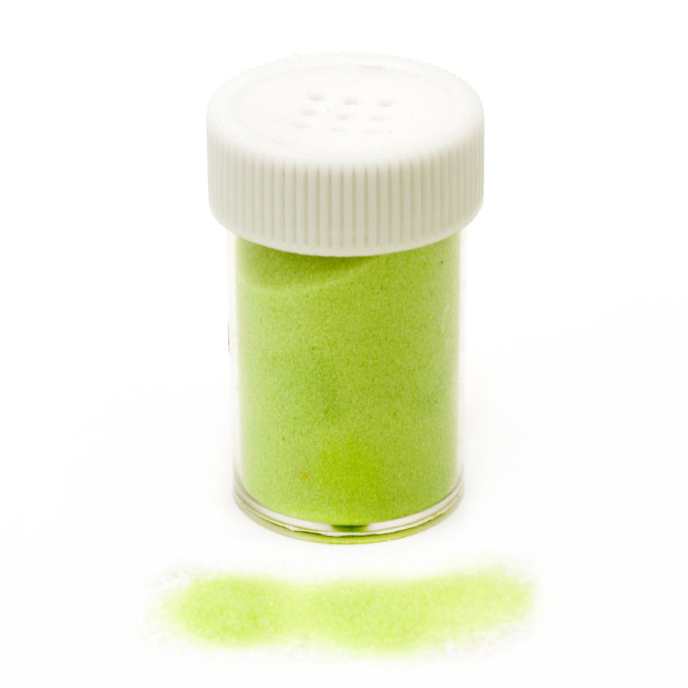 Embossing Powder, Electric Green Color, 1 Jar 10~11 grams