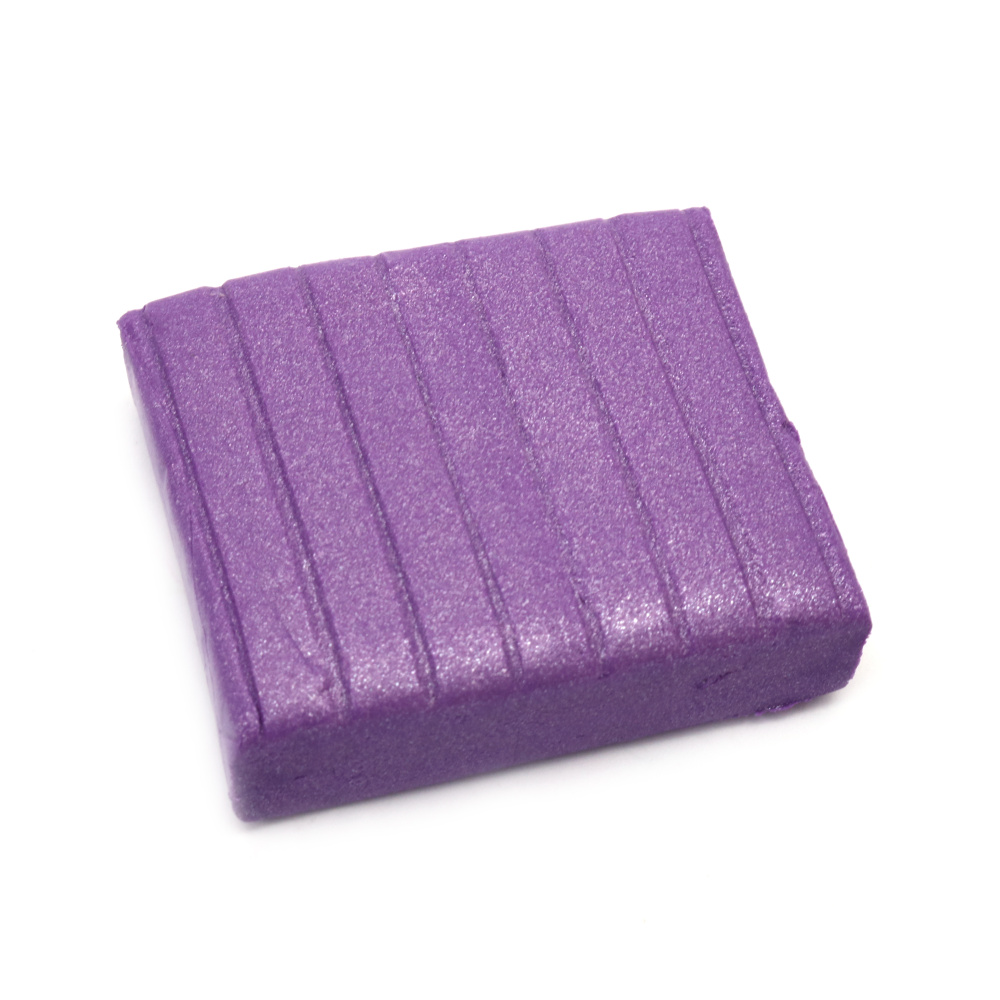 Polymer clay color pearl purple - 50 grams