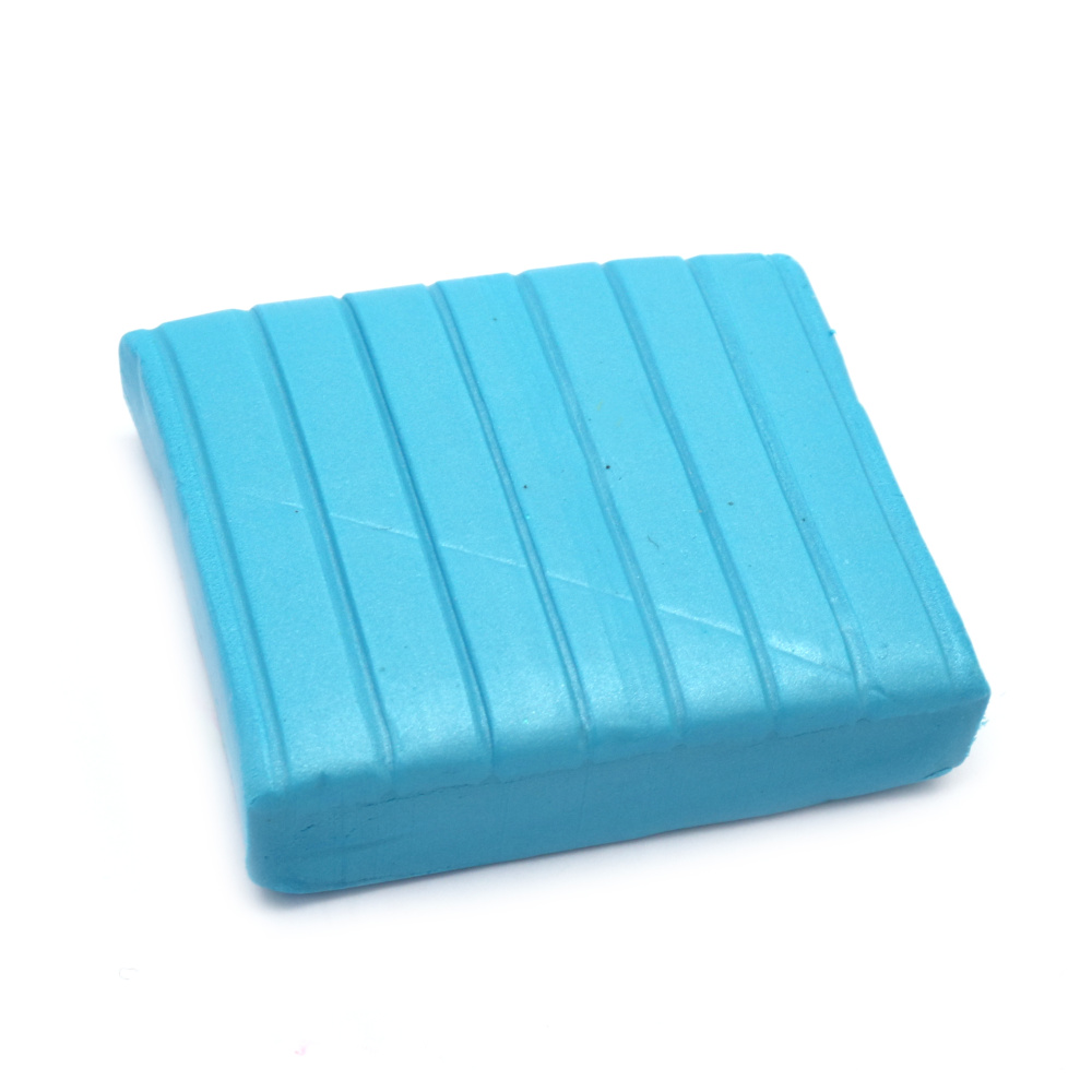 Polymer clay color metallic blue - 50 grams