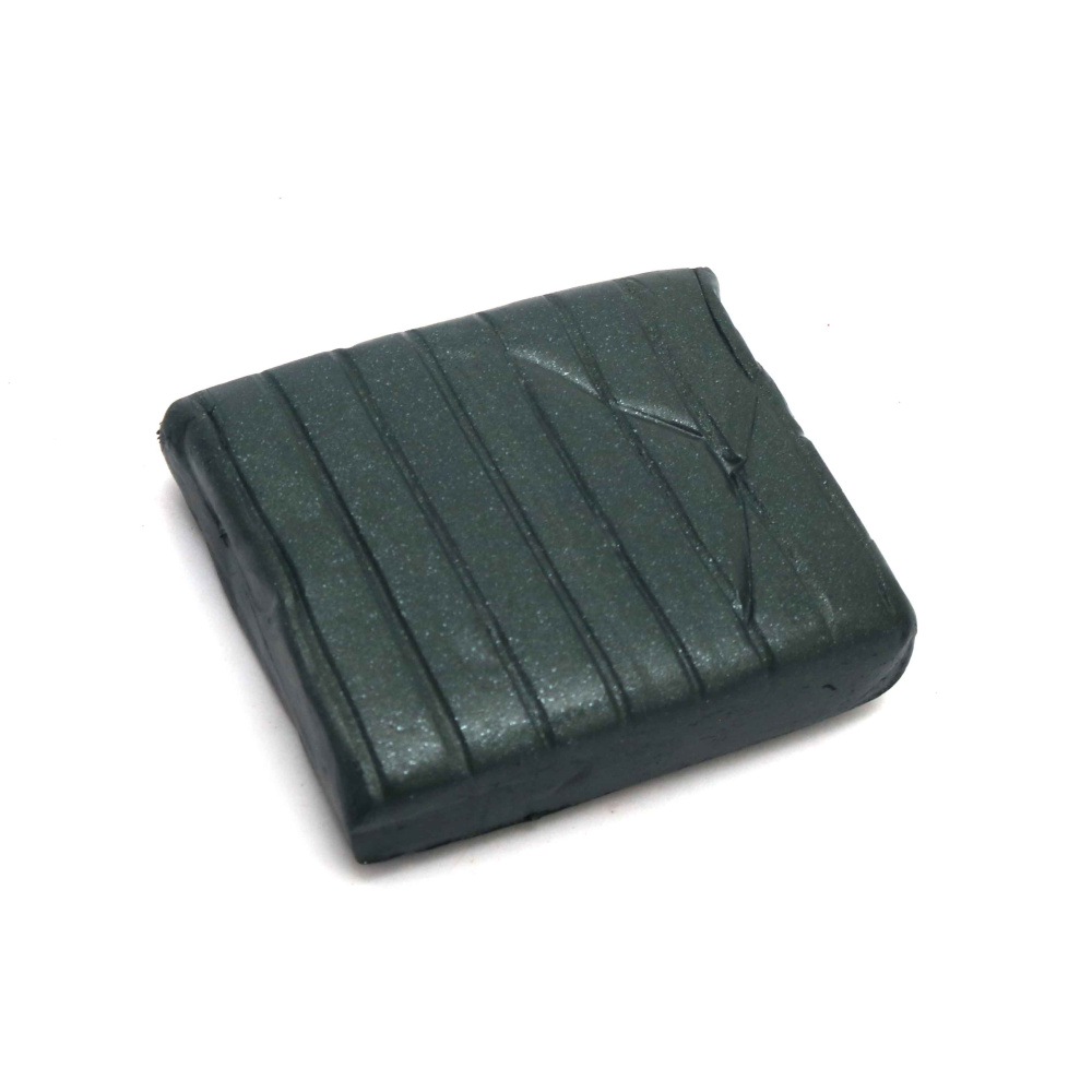 Polymer clay color metallic grey-green - 50 grams