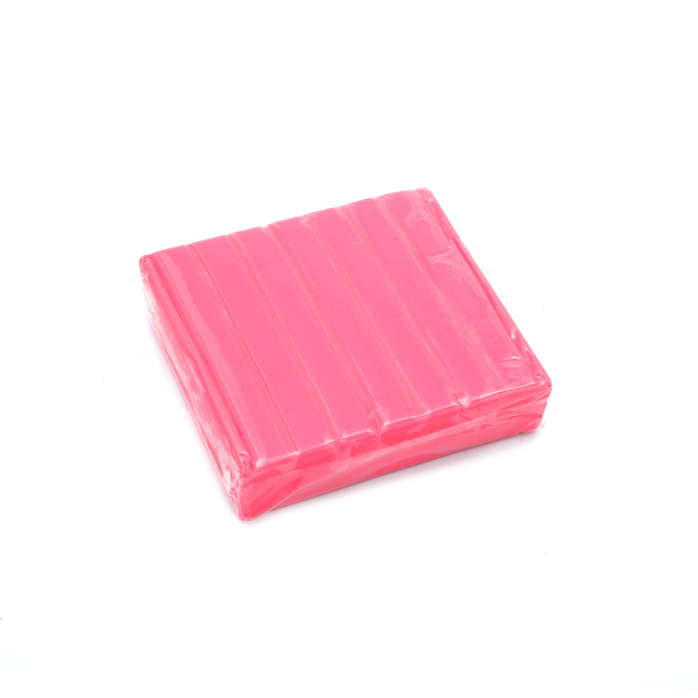 Polymer Clay, Fluorescent Light Pink - 50 grams