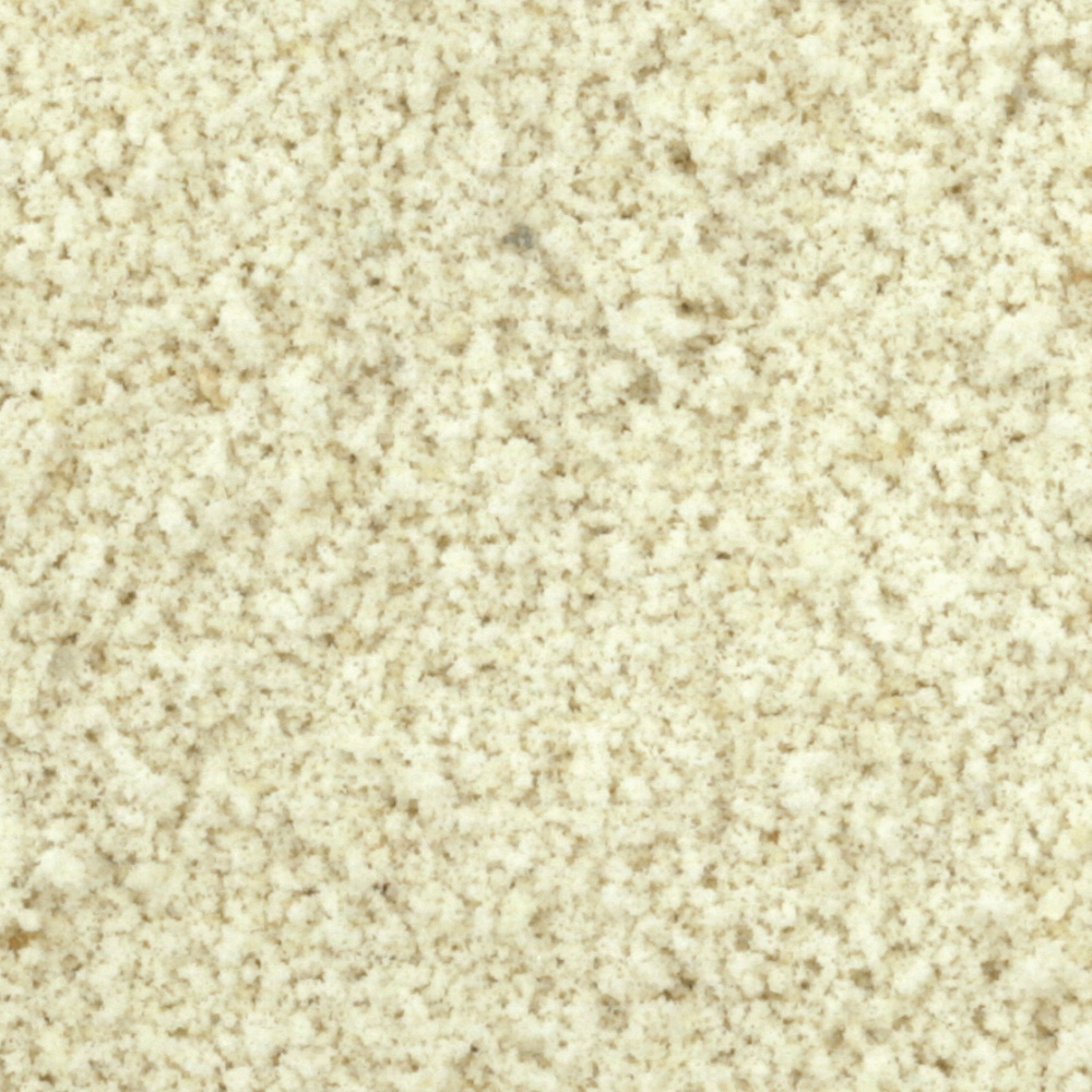 Изкуствена трева / пудра за 3D микропейзаж / строителна пясъчна маса за терен / за вграждане в епоксидна смола цвят бял -5 грама