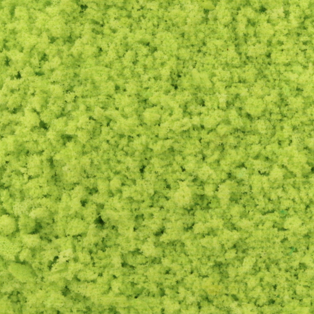 Изкуствена пудра за 3D микропейзаж / строителна пясъчна маса за дървета и цветя / за вграждане в епоксидна смола цвят свежозелен -5 грама