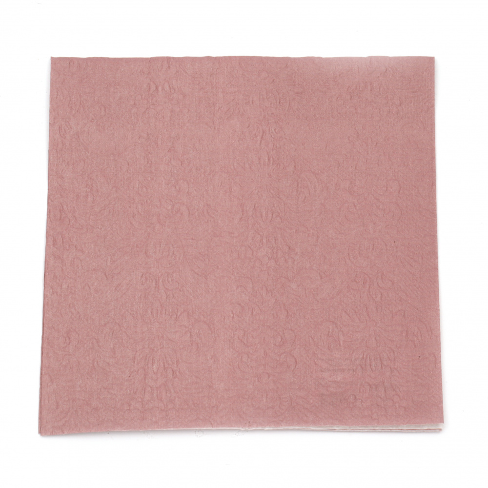 Napkin for decoupage Ambiente 33x33 cm double layer ELEGANCE PALE ROSE -1 piece