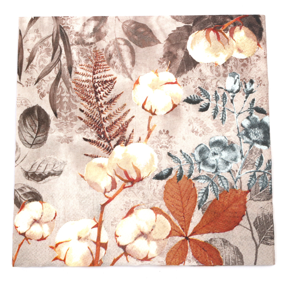 Napkin for decoupage Ambiente 33x33 cm three-layer Cotton - 1 piece