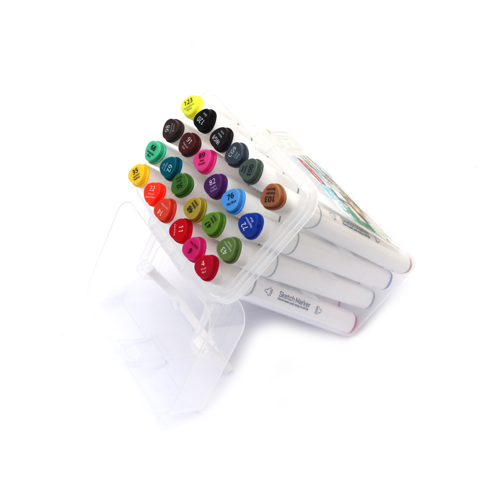 Dual Tip Alcohol Markers - Set of 24 Colors
