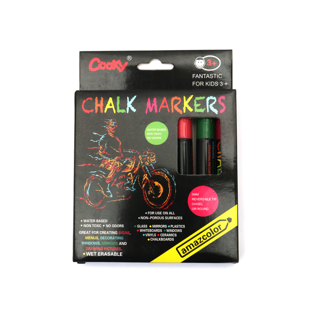 Set of Chalk Markers 5 mm - 8 Colors