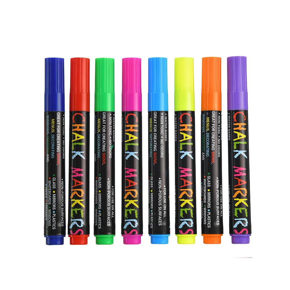 Set of Chalk Markers 5 mm - 8 Colors