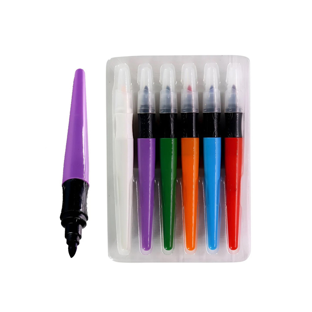 Set of Magic Markers, 5 Colors + 1