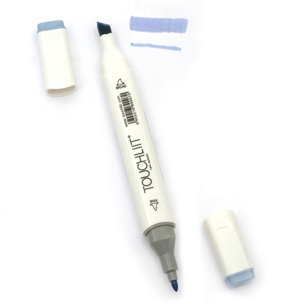 Double-headed color marker with alcohol ink for drawing and design 76 - 1pc.