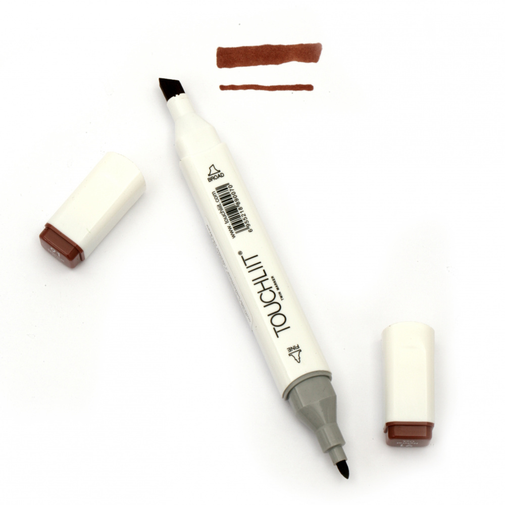 Double-headed color marker with alcohol ink for drawing and design 89 - 1pc.