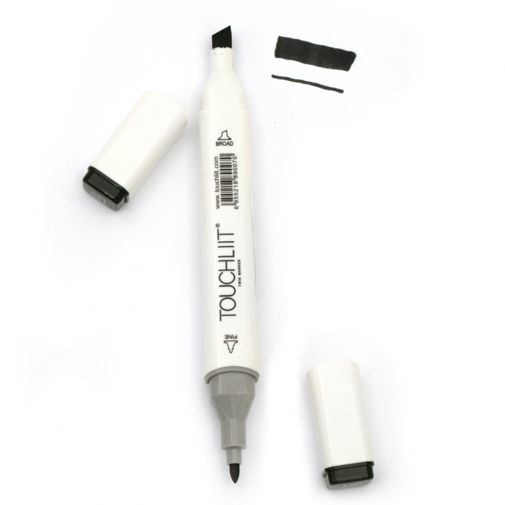 Double-headed color marker with alcohol ink for drawing and design 120 - 1pc.