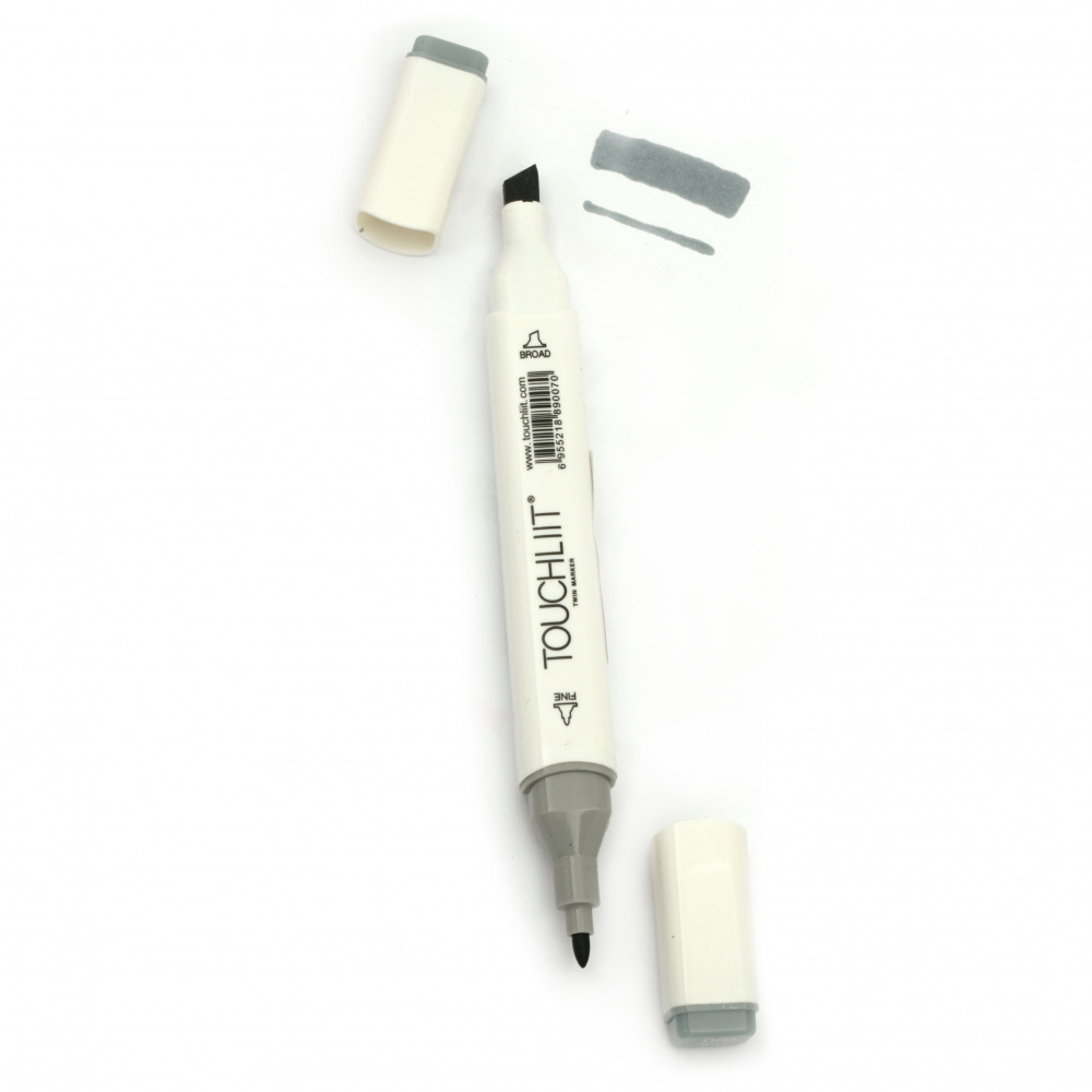 Double-headed color marker with alcohol ink for drawing and design GG5 - 1pc.