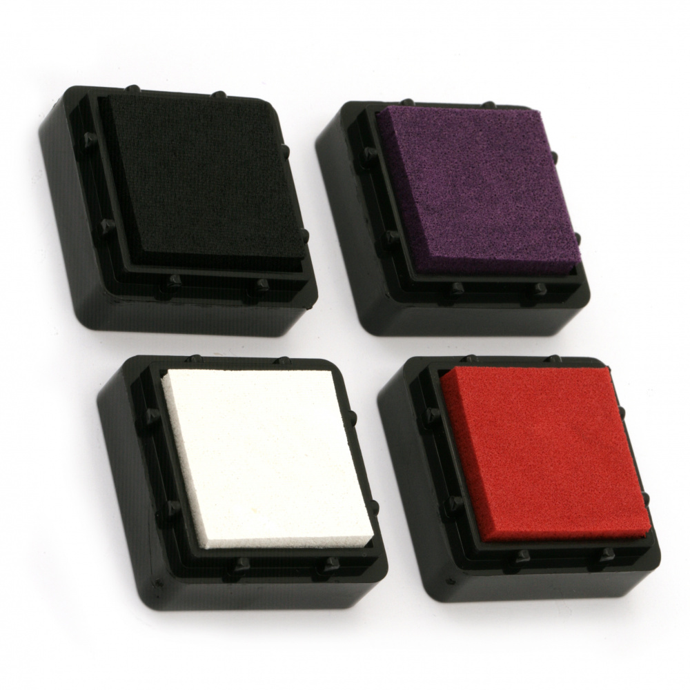 Set de tampoane cu cerneală pigmentată FOLIA -4 culori