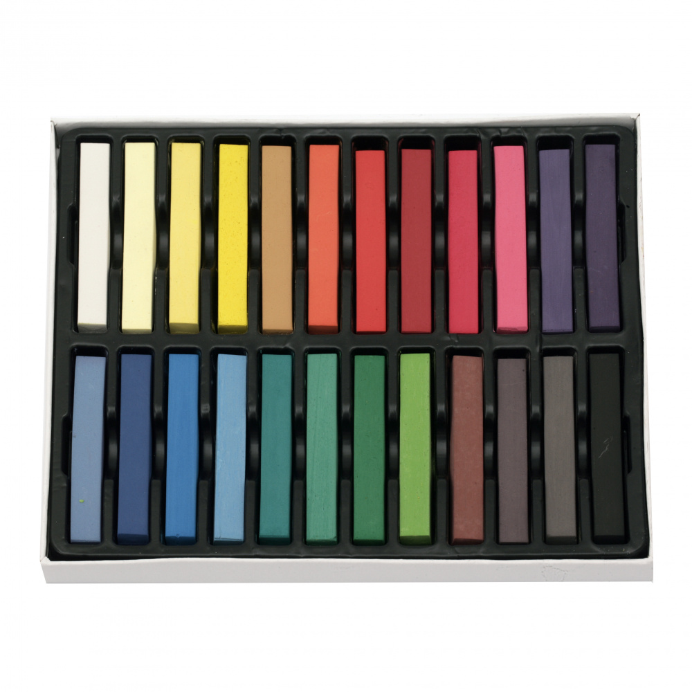 Color Chalk for Hair - 24 pieces