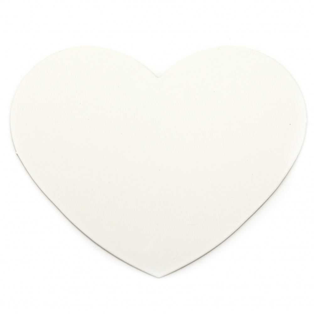 Πλαστικοποιημένη σανίδα για ζωγραφιά σε σχήμα  καρδιάς 16,8x14,8x0,27 cm -8 τεμάχια