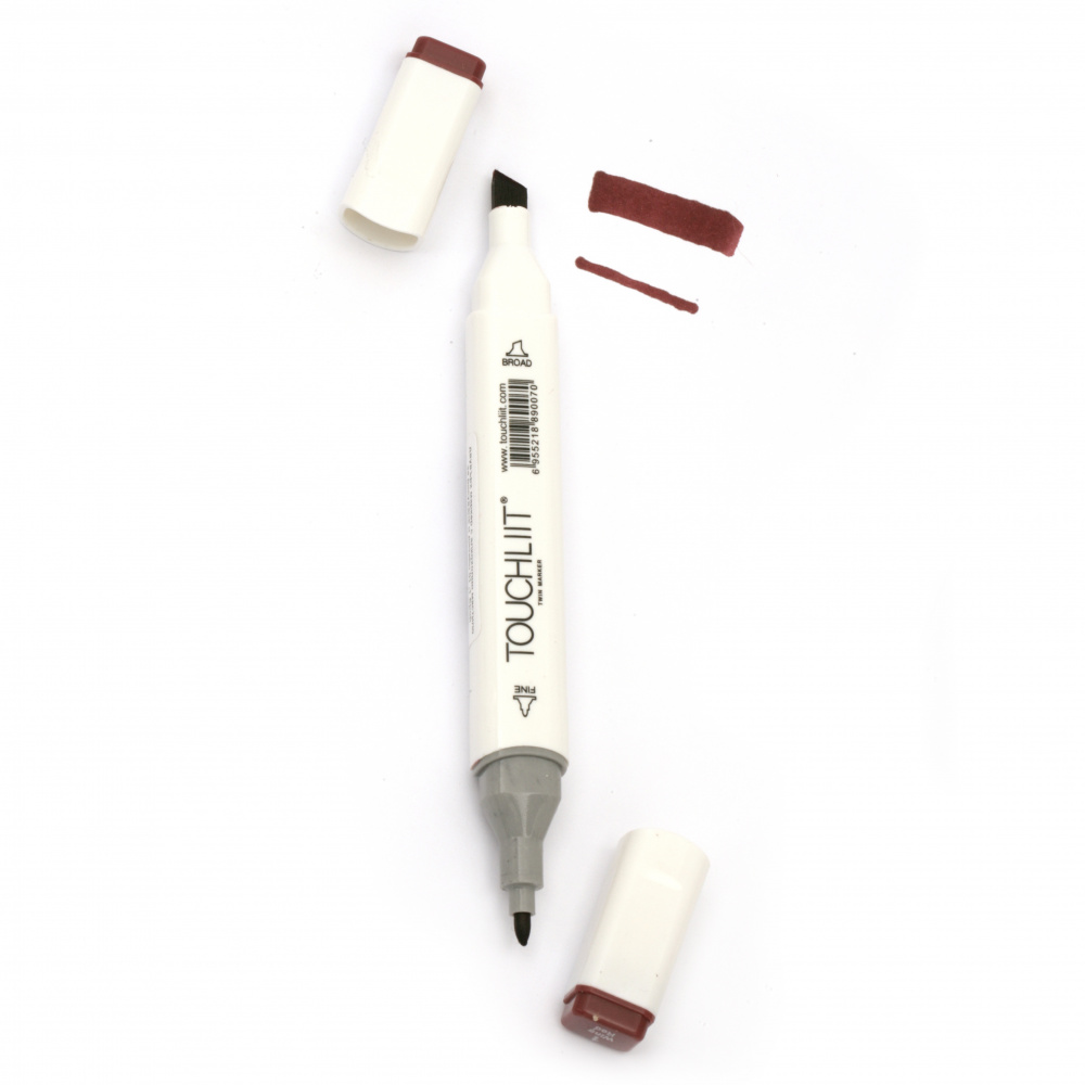 Double-headed color marker with alcohol ink for drawing and design 01 - 1pc.