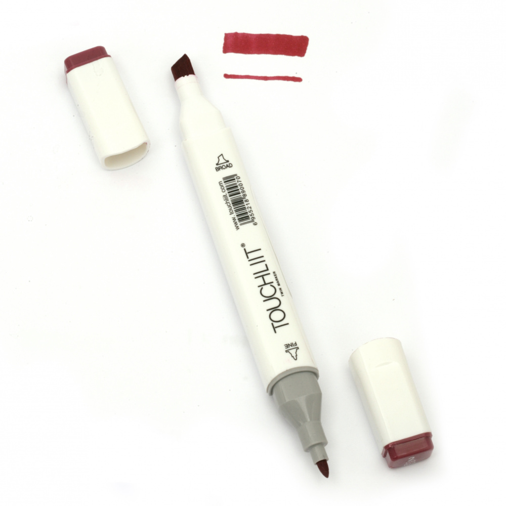 Double-headed color marker with alcohol ink for drawing and design 02 - 1pc.