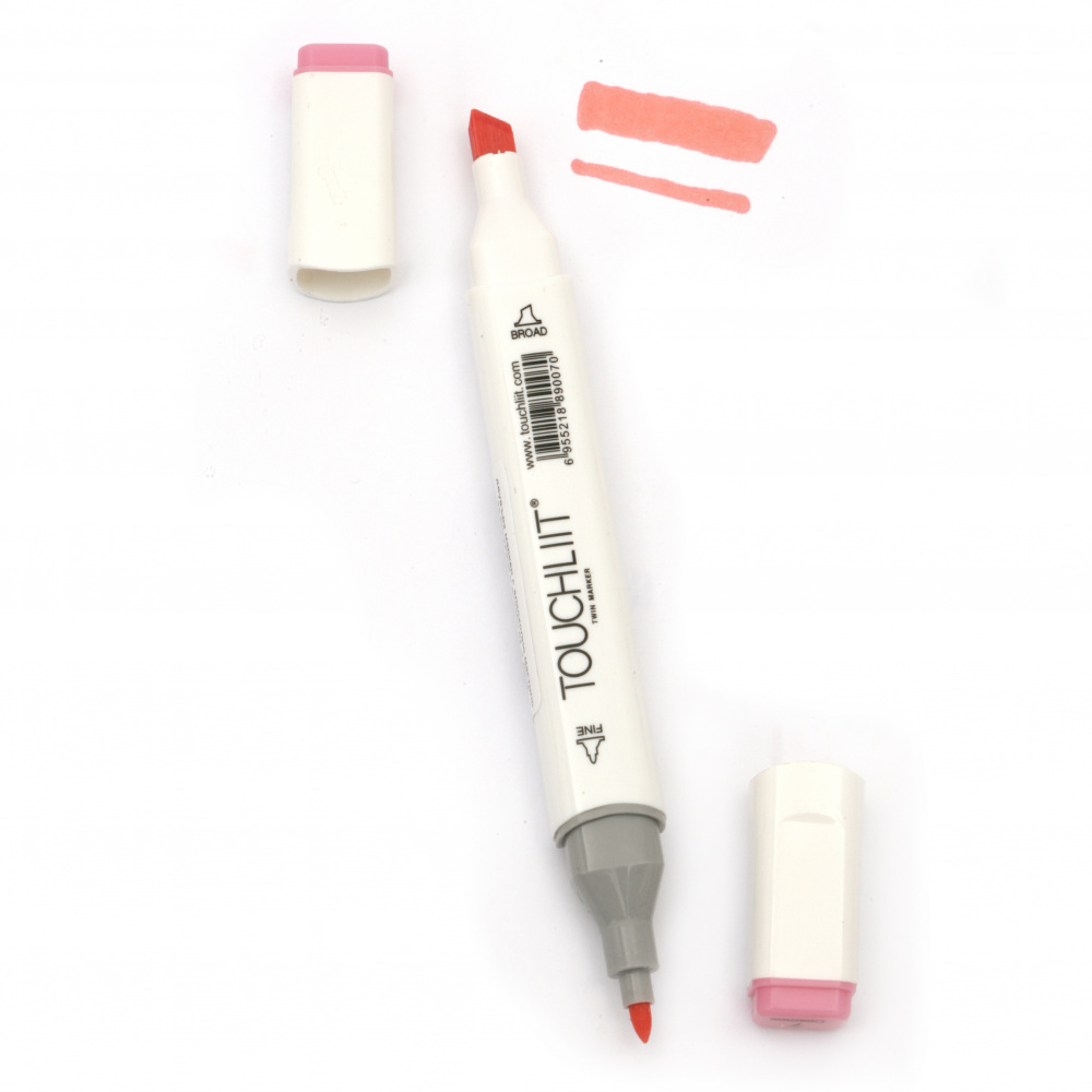 Double-headed color marker with alcohol ink for drawing and design 07 - 1pc.