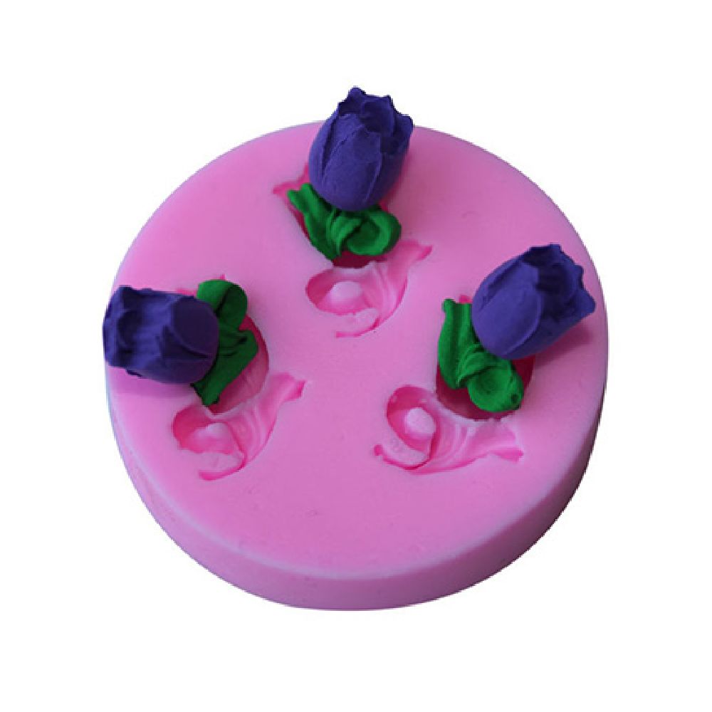 Silicone mold /shape/ 45x9 mm tulips forms, perfect for cakes for baby showers, weddings, birthday party