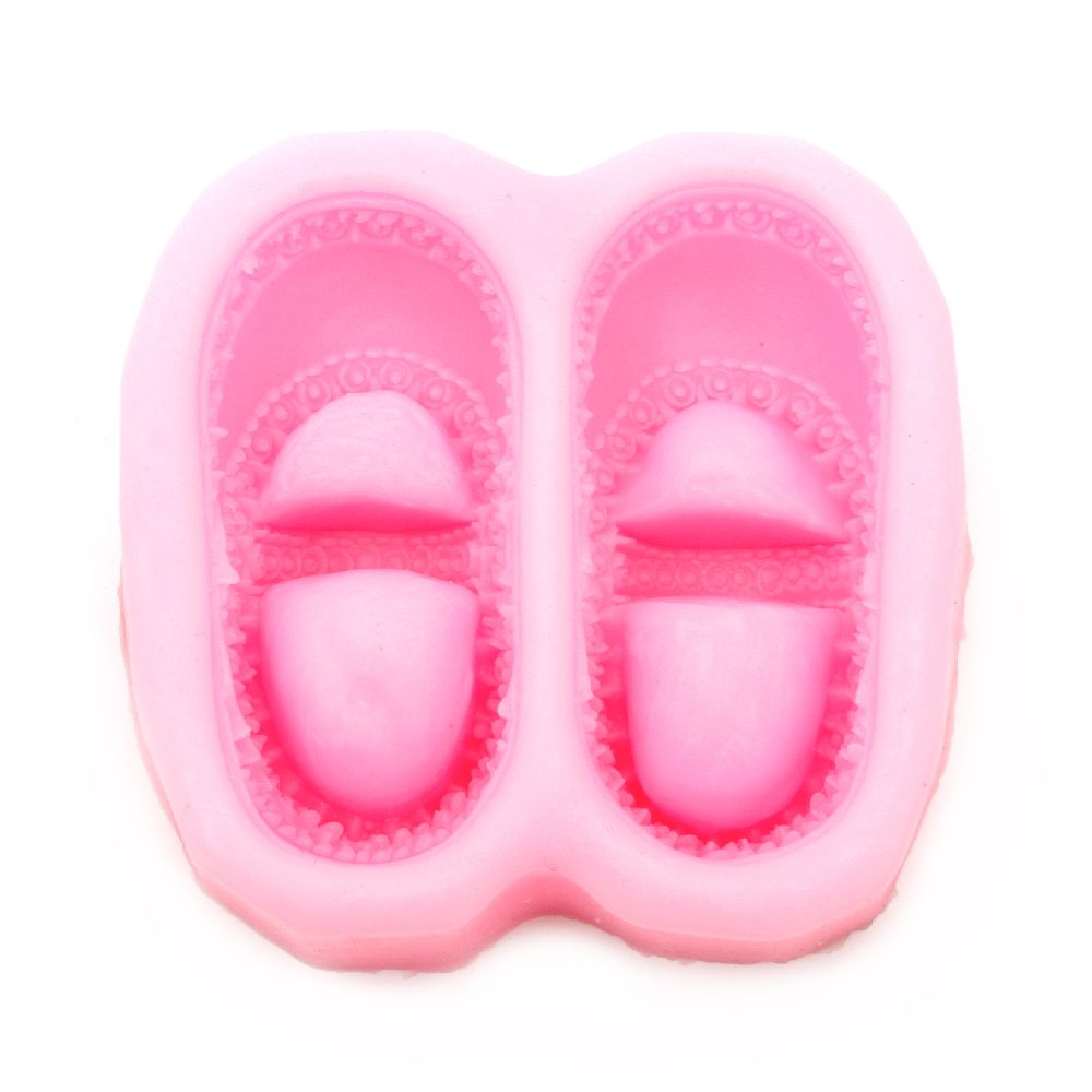 Baby shoes silicone mold /shape/ 75x73x28 mm
