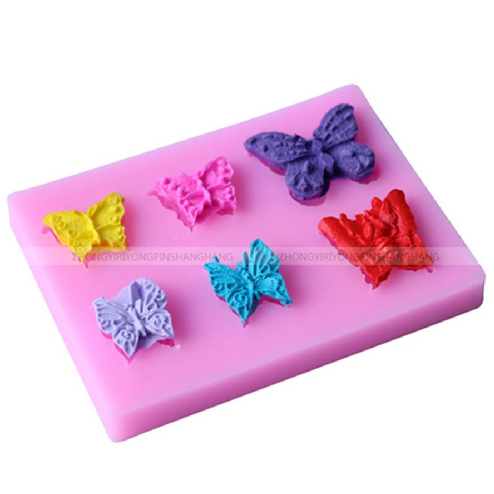 Silicone mold / shape / 77x58x10 mm butterfly