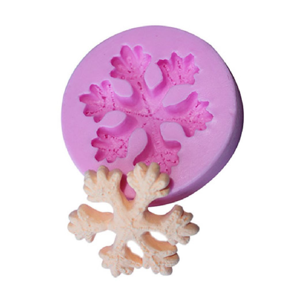 Silicone Mold / Form, 74x17 mm, Snowflake