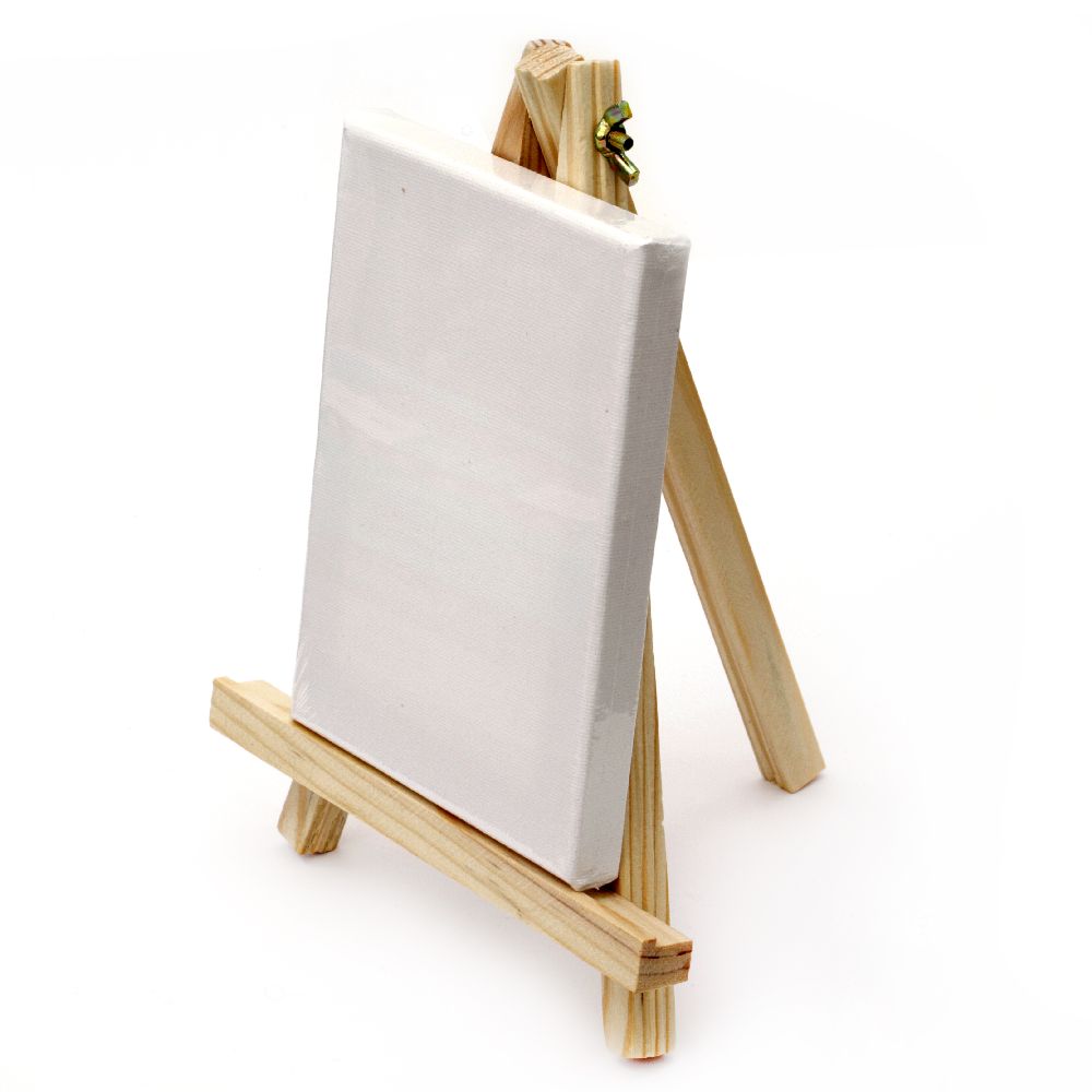 Wooden Mini Tripod: 180x230 mm with Canvas: 100x150 mm