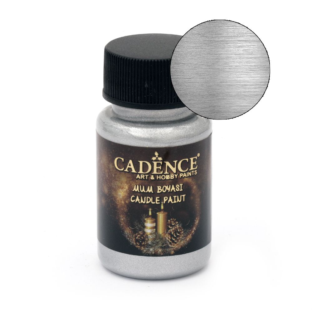 CADENCE candle paint 50 ml. - SILVER 2132