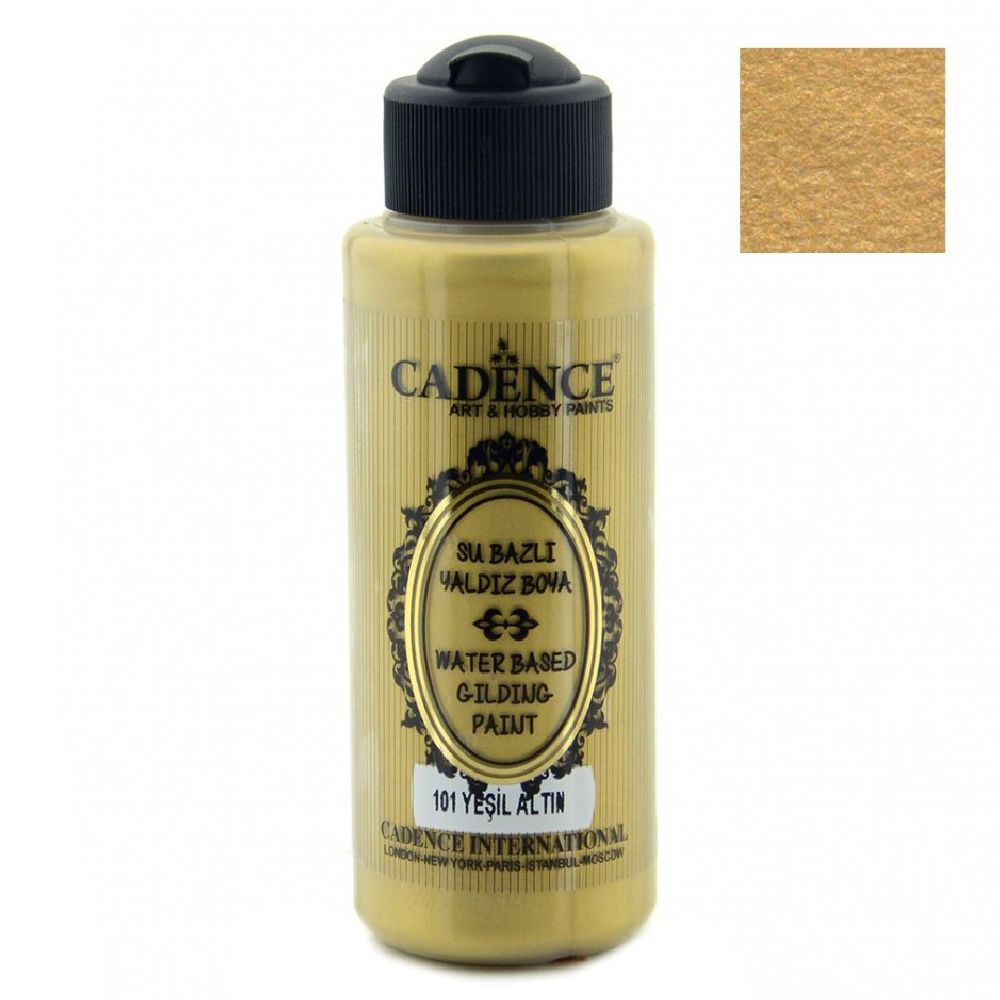 Golden Fluid Acrylic Paint, Green Gold, Cadence, 120 ml