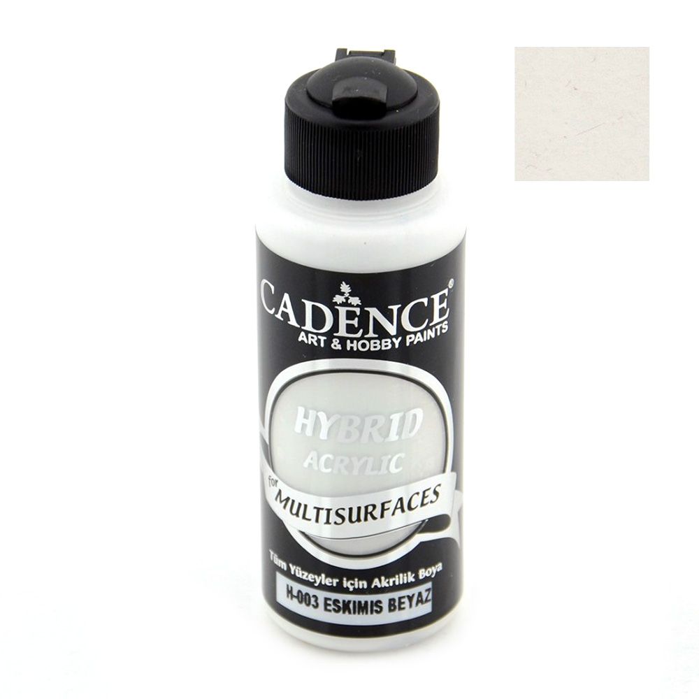 Acrylic Paint, Ancient White H-003 Color, Cadence Hybrid, 120 ml