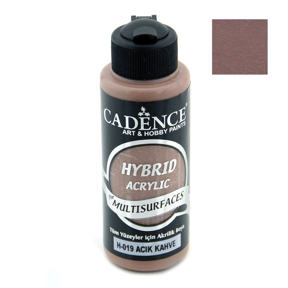 Acrylic Paint, Light Brown Color, Cadence Hybrid, 120 ml