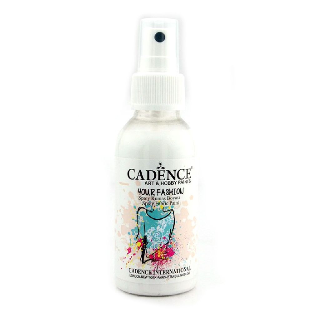 Fabric Spray Paint CADENCE 100 ml. - WHITE 1101