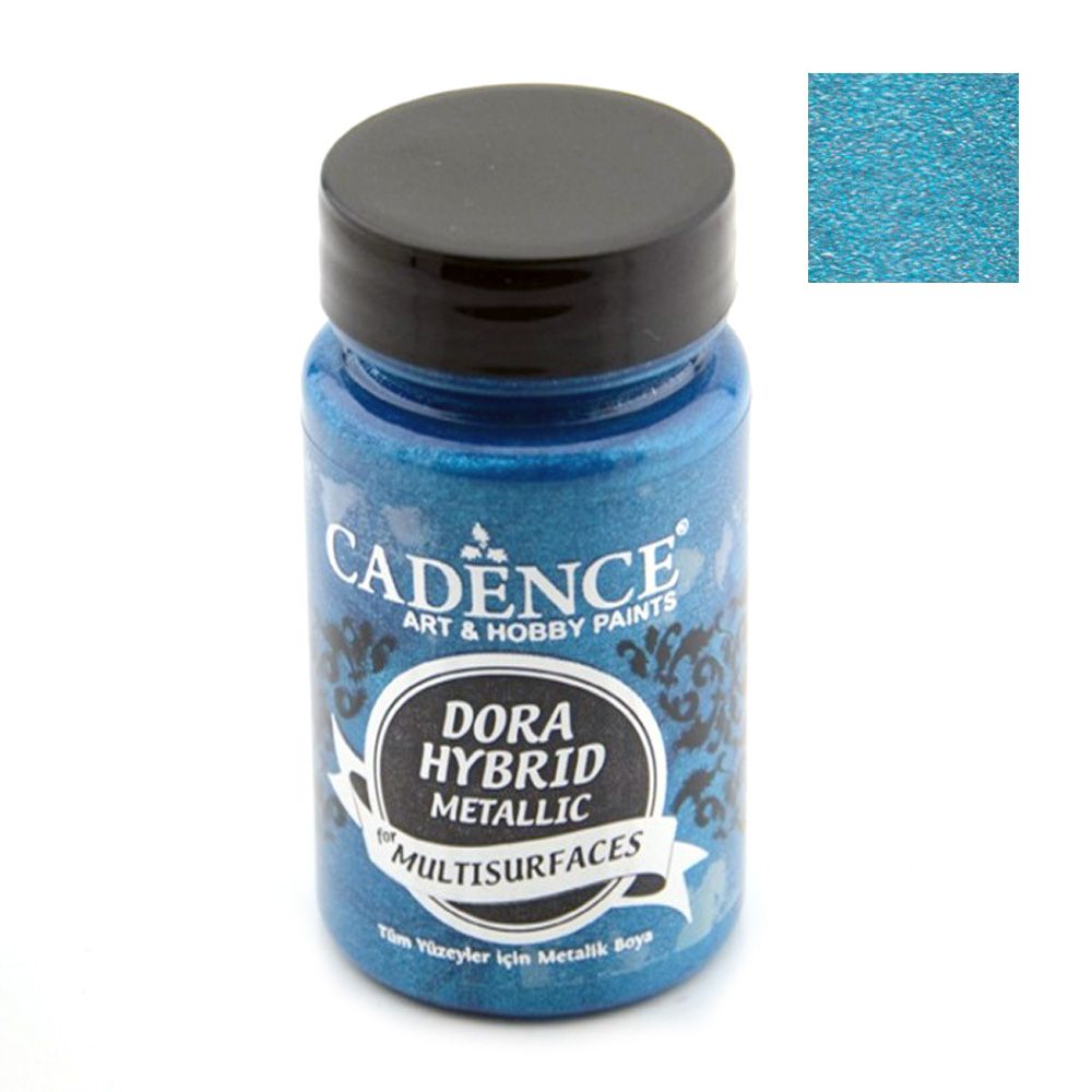 Acrylic metallic paint CADENCE DORA HYBRID 90 ml - BLUE 7134