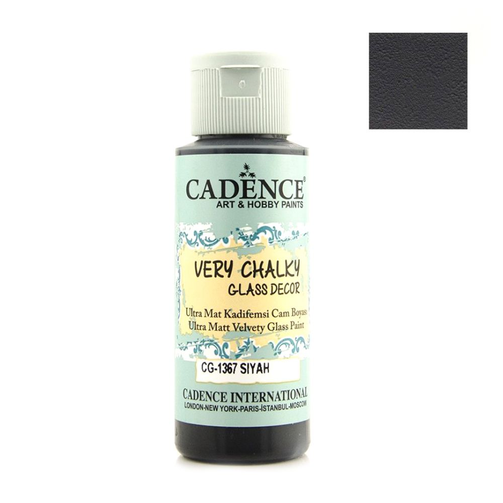 Paint for glass and porcelain CADENCE 59 ml - BLACK CG-1367