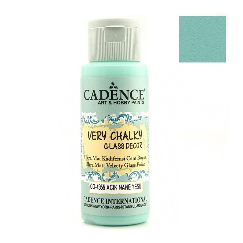 Paint for glass and porcelain CADENCE 59 ml - MINT GREEN CG-1355