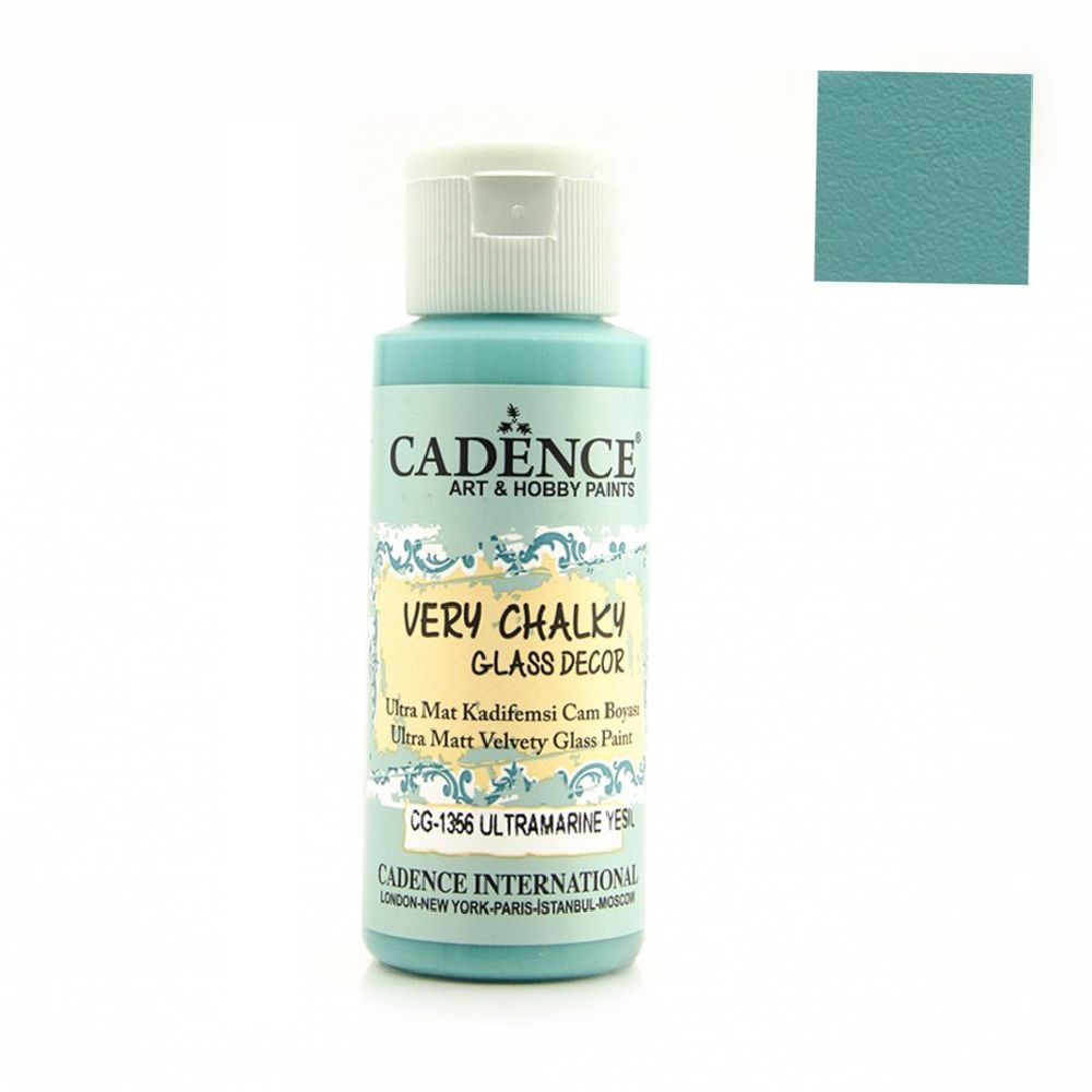 Paint for glass and porcelain CADENCE 59 ml - ULTRAM. GREEN CG-1356