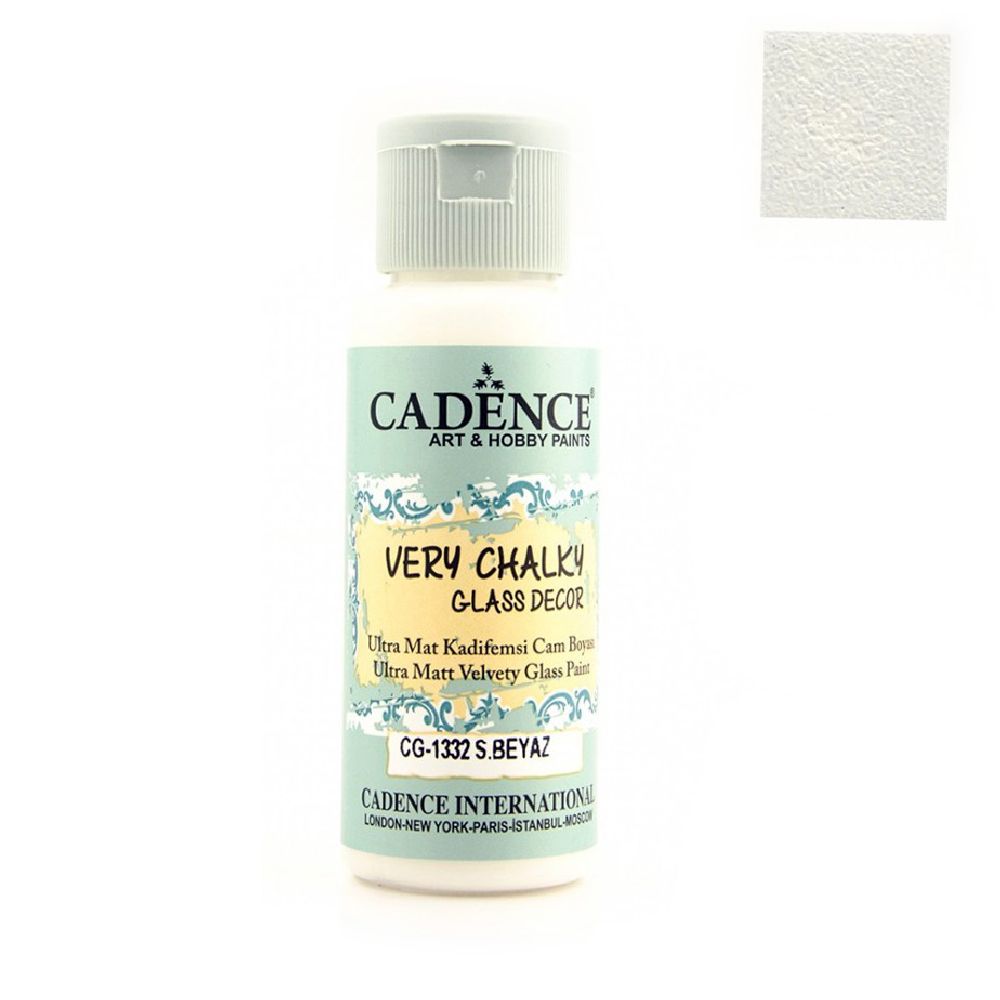 Paint for glass and porcelain CADENCE 59 ml - WARM WHITE CG-1332