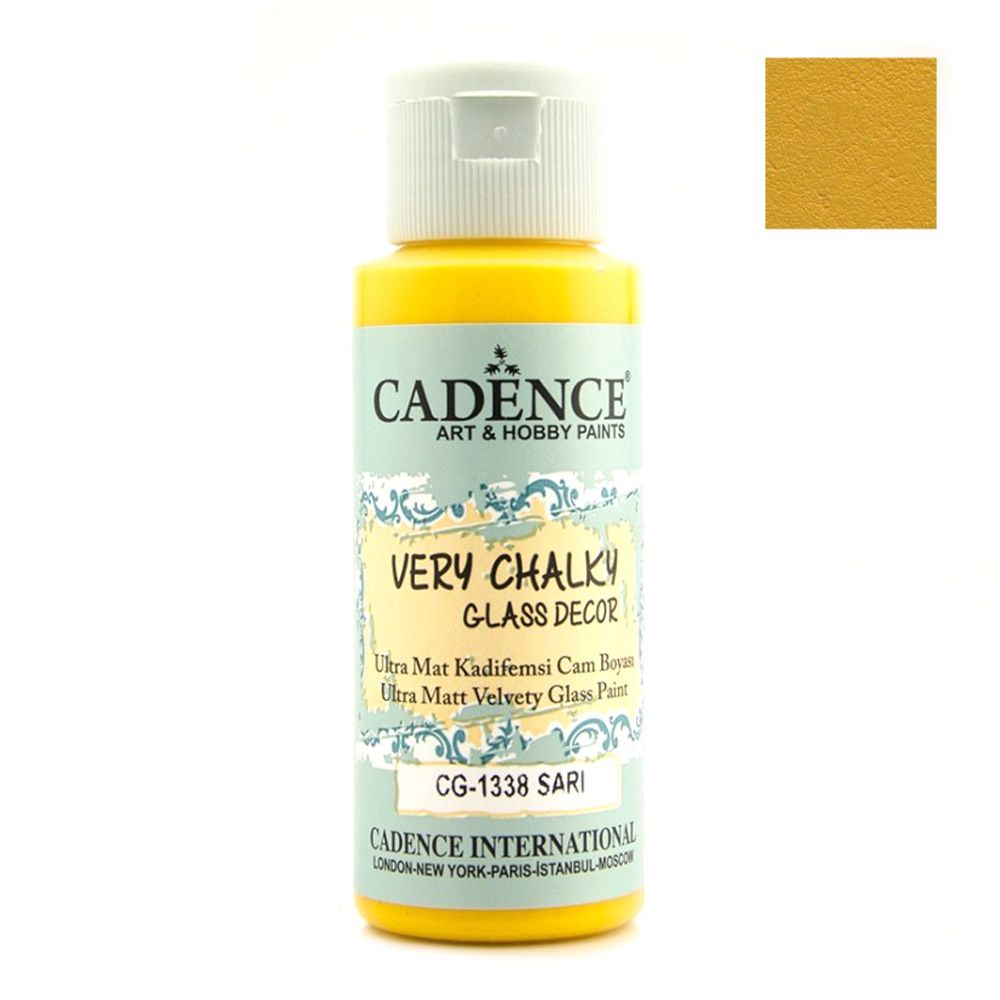 Paint for glass and porcelain CADENCE 59 ml - YELLOW CG-1338