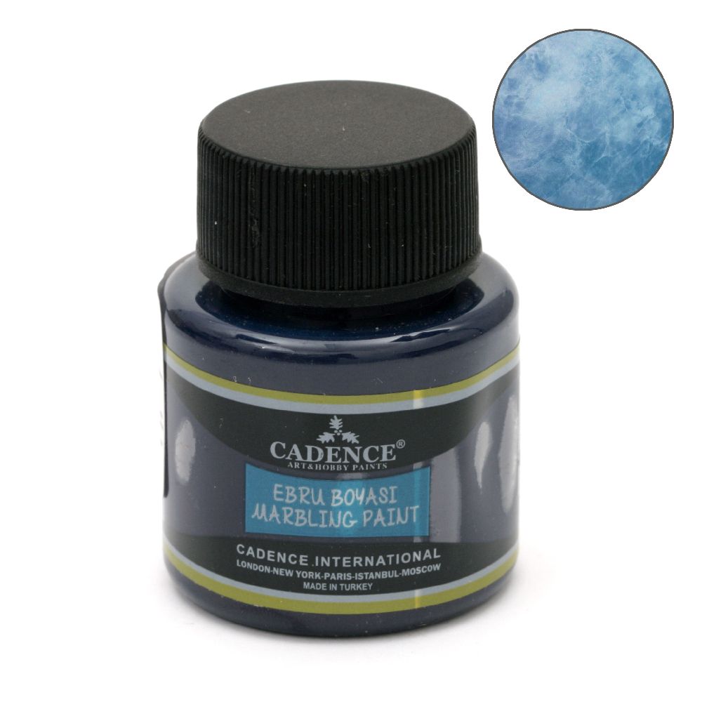 Paint with marble effect CADENCE EBRU 45 ml - TURQUIOSE 858