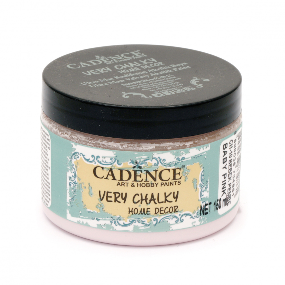 Acrylic paint CADENCE VERY CHALKY 150 ml - BABY PINK CH-10