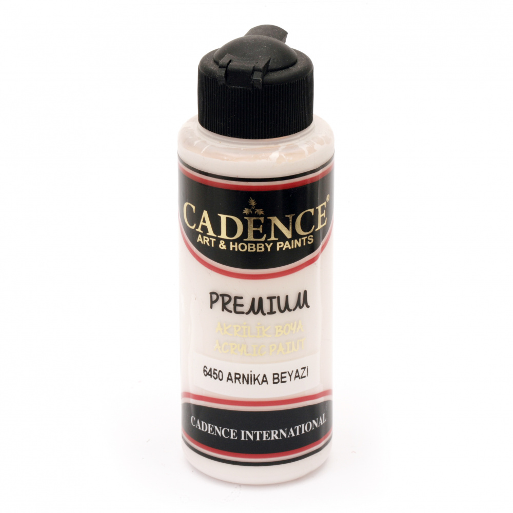 Acrylic Paint, Arnika White, Cadence Premium, 120 ml
